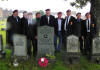 12 June 2016 Group photo at Scott Wilsons Grave, Eastern Cemetery, Edinburgh.