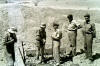 Gordon McLeod having a chat to a visiting  Major General with Major Peake and Colonel Semple looking on.