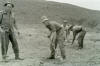 Gordon McLeod, Cassidy and Andy Mullen at work site Al-Milah