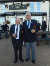 Andy Gemmell and Bob Hamilton at The Muskham Ferry 27 September 2015.