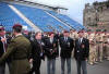 Armed Forces Day Edinburgh 26 June 2010. Frank Murray, Norrie Bishop and Kim Panton.