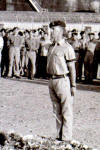 Capt. Docherty paying his respects