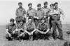 Rear row- Adam Forbes,  Bill Raeburn ,Pat Scott, Mel Winton, Peter Watt and Lt. Allan Davidson.Front Row-Frank Campbell, Andy Cuthbert, John Donaldson and Tam Smith. Morphou DZ 1963.