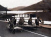 Ex Rob Roy (c.1962). Portaging between Garelochhead over to Tarbert, L Lomond.   Recognizable are Oliver Dansie (nearest the camera) the Regt MO, Sgt Muir and Major Robin Ward.