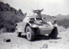 Eric in his Ferret Armoured Car.