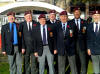 Field of Remembrance, Edinburgh 7 November 2011- L-R. Kim Panton, Gil Nicol, Dougie Archibald, Craig McQuade, Norrie Bishop, John Donaldson, Ronnie Drummond.