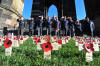 /Garden of Remembrance Edinburgh 3 November 2014. Airborne Engineers Scotland pay their respects to the fallen. 