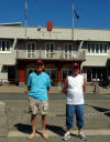 Kim and JD outside the RSL Club in Cairns OZ 2009