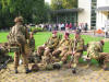 Locals dressed in the kit of of 1944