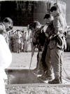 Lowering the coffin