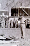 Lt. Col. Semple paying his respects
