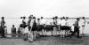 Preparing for Cutter Race, Famagusta Harbour Cyprus, 1963.