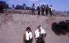 Mick Walker and Bill Grant in disguise. Aden 1965.