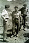 Visiting Officer, Lt. Allan Davidson and S/Sgt Paul Scoble Al-Milah 1965