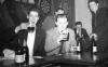 Xmas 19552 Troop Night Out York Place. Roy Kay, Tom McCalpine, George Muir, Theo Henderson.